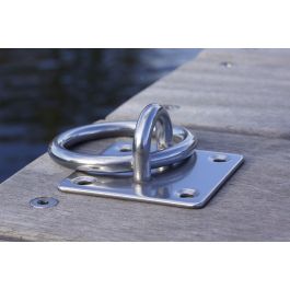 Round Ring Stainless Steel Mooring Rings 10 x 4mm x 40mm l Marine 